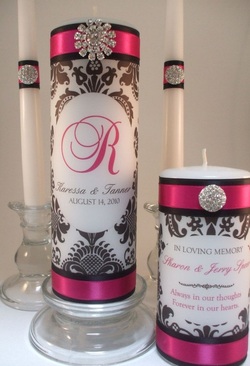 Diy Unity Candles Our Road To The Altar N And N